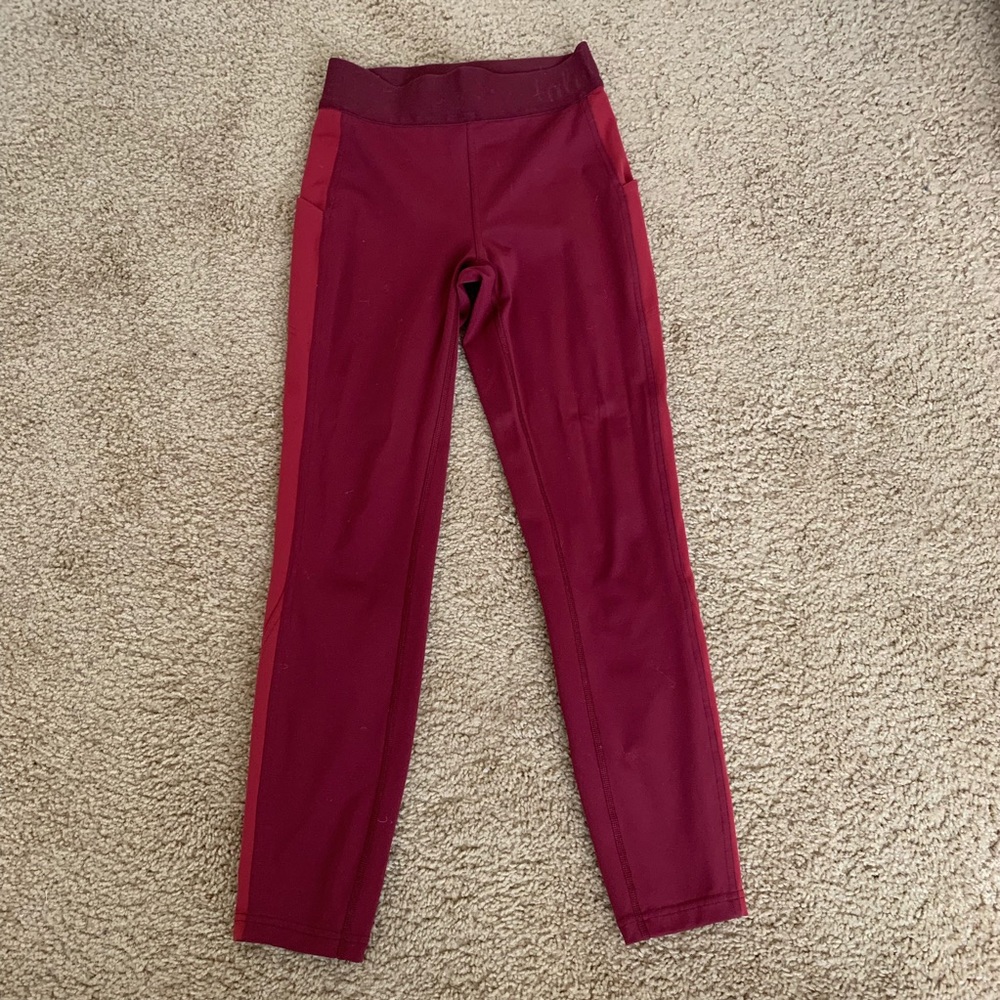 lululemon red leggings